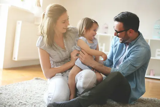 Familie mit Kind